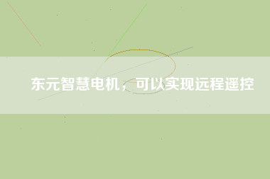 東元智慧電機，可以實現(xiàn)遠(yuǎn)程遙控