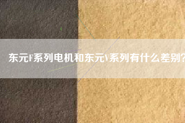 東元F系列電機和東元V系列有什么差別？